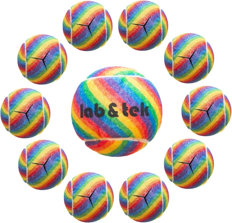 Labtek Ultra-Thick & Extra-Durable Precut Tennis Balls Pack | Pro Glide Kit for Walkers, Chairs, Furniture Feet, Desks, and Table Legs | Enhances Mobility & Protects Floors - Image 1